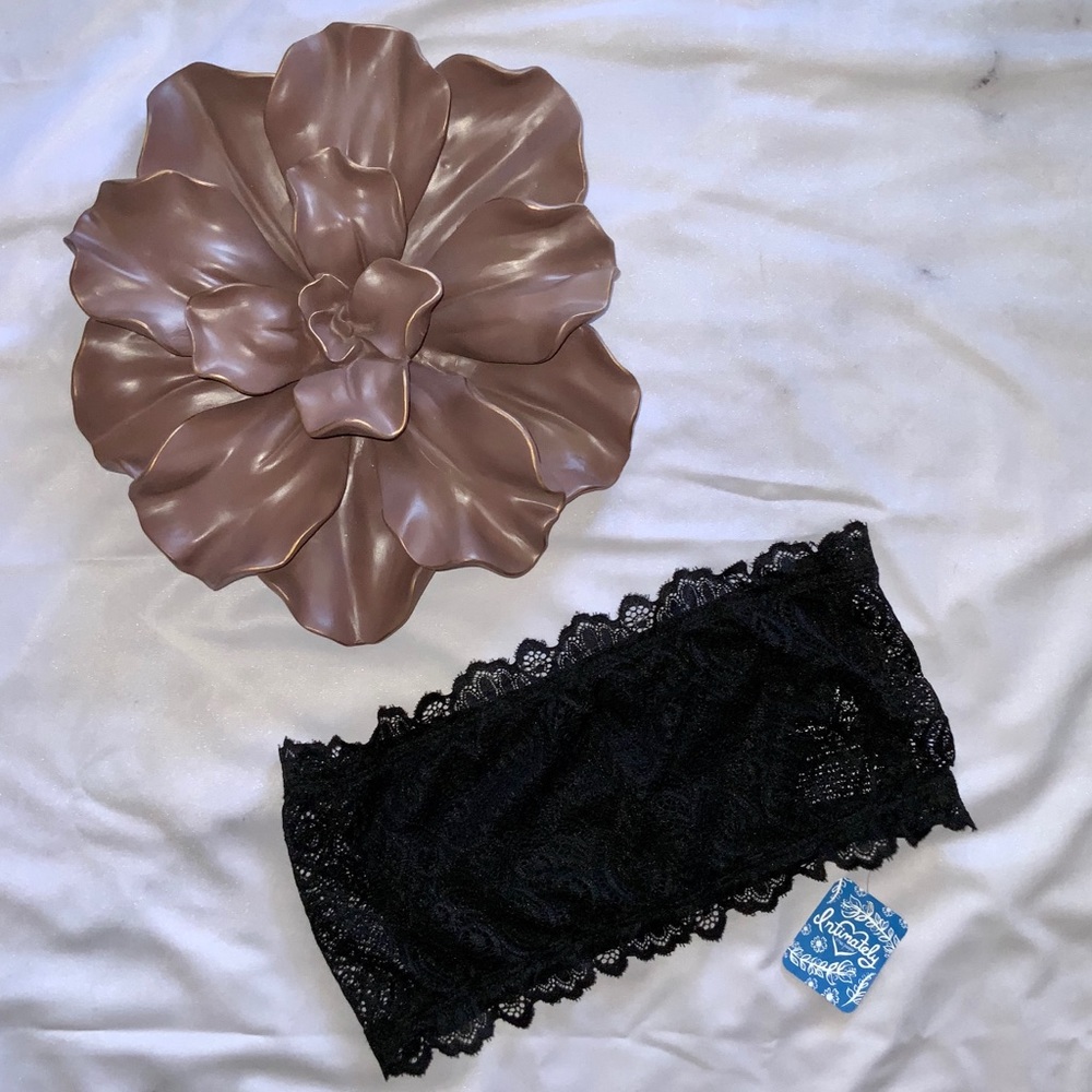 NWT FREE PEOPLE Seamless & Lace Reversible Bandeau
